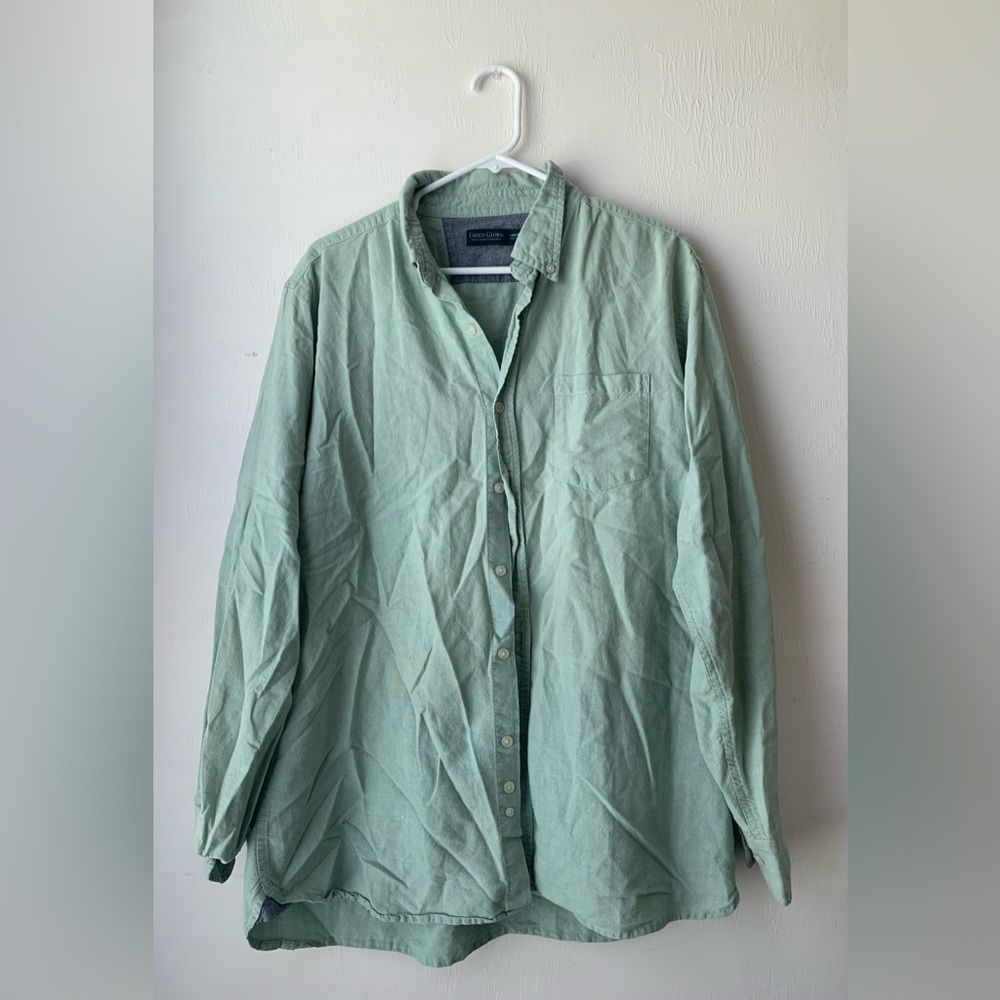 Men’s Faded Glory Green Cardigan